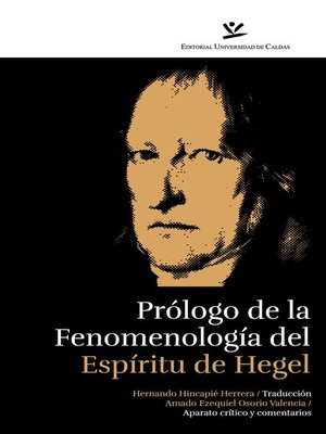 cover image of Prólogo de la fenomenología del espíritu de Hegel